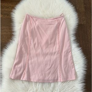 Vintage ESCADA Pink Wool Straight Pencil Skirt Women’s Size 26 Made in Slovania